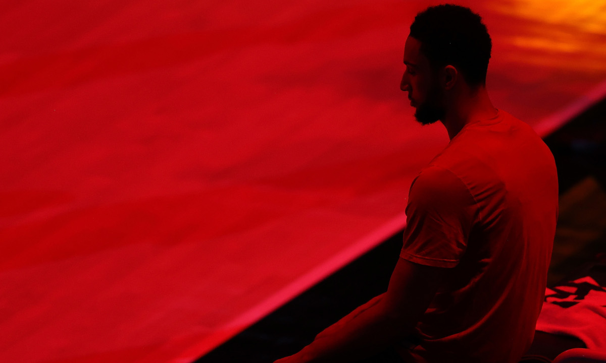 Ben Simmons has been seeing red since the Philadelphia 76ers were eliminated from the 2021 NBA Playoffs