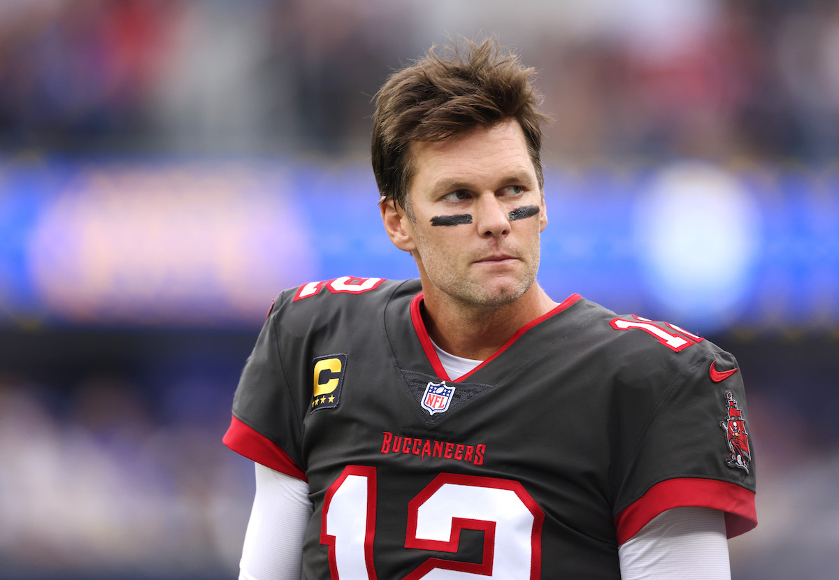 Tom Brady #12 of the Tampa Bay Buccaneers