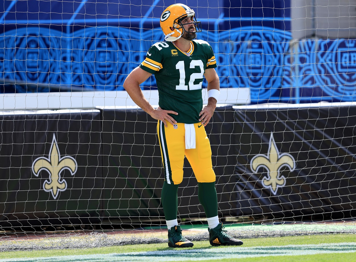 Aaron Rodgers of the Green Bay Packers