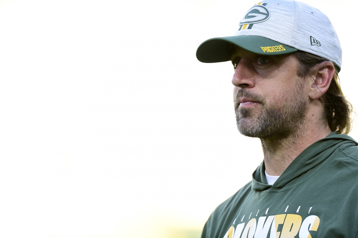Aaron Rodgers of the Green Bay Packers 