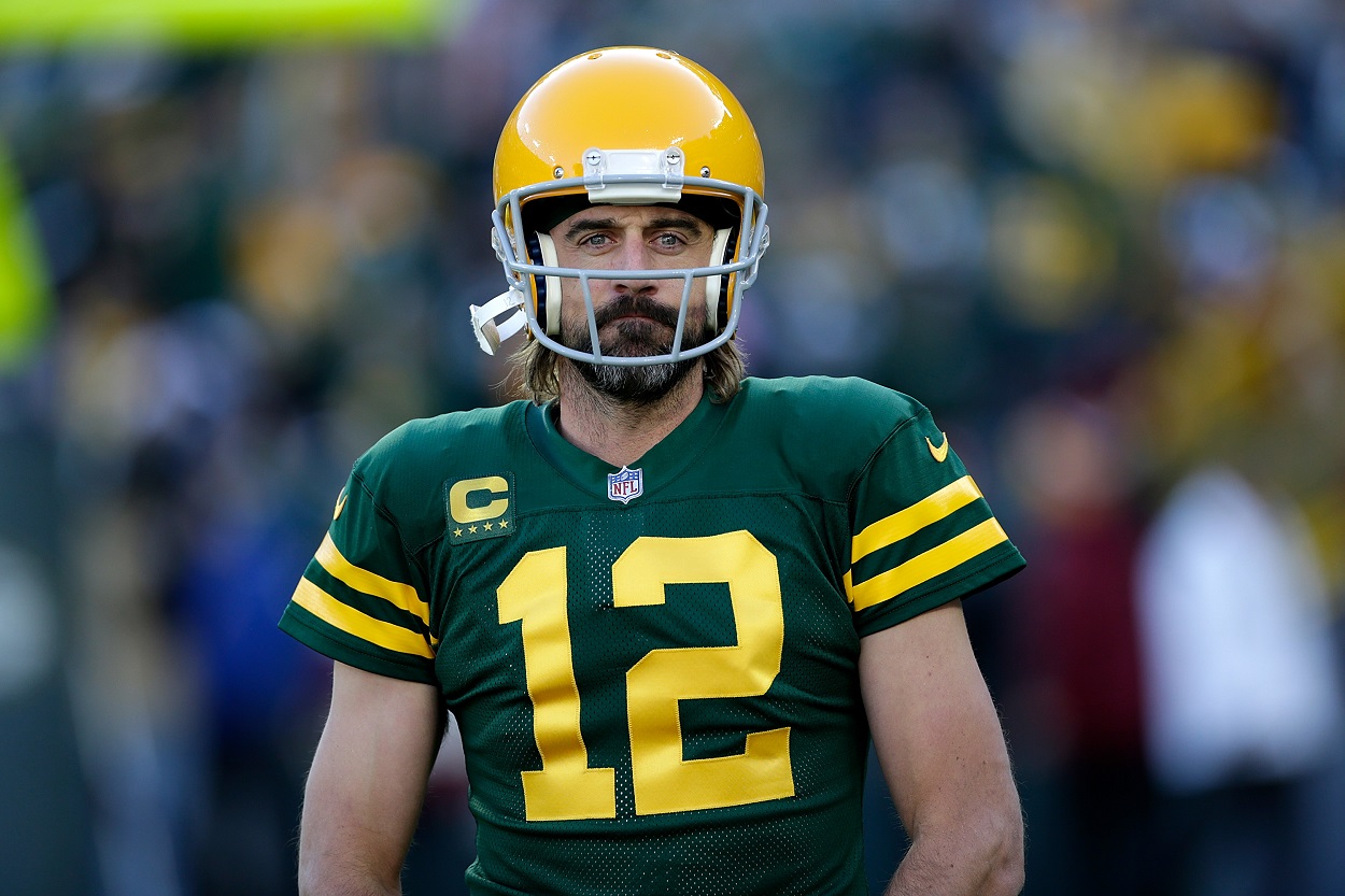 Aaron Rodgers of the Green Bay Packers 
