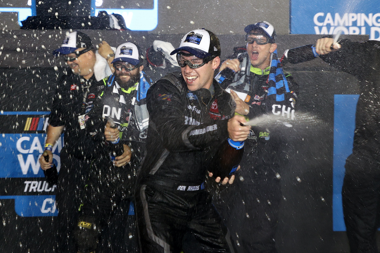 Ben Rhodes celebrates