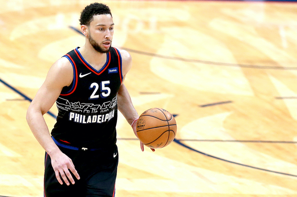 The 76ers can't trade Ben Simmons because they have no leverage, says Gilbert Arenas.