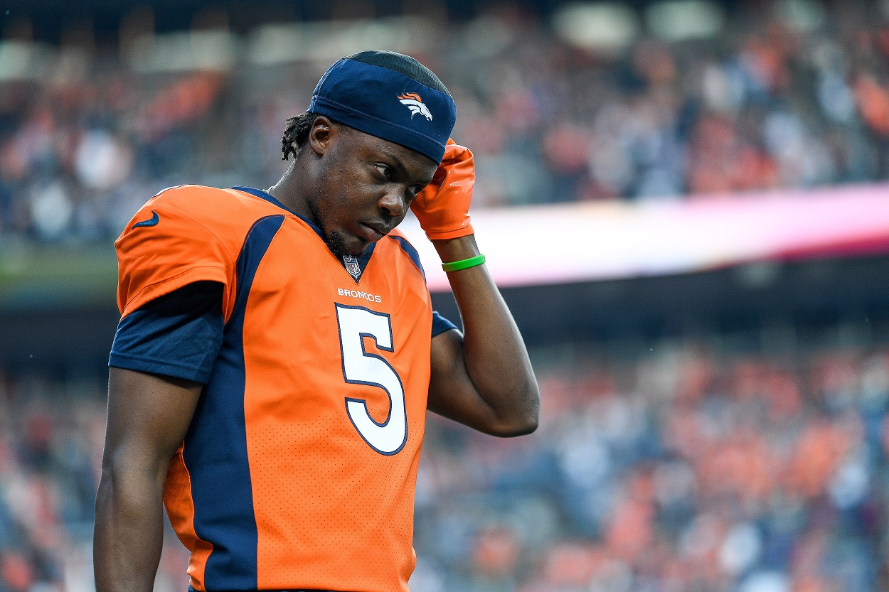 Teddy Bridgewater of the Denver Broncos