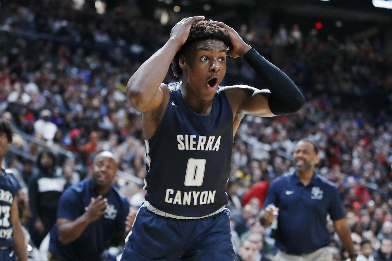 Bronny James Proves He Might Already Be More Athletic Than His Dad With Ridiculous Windmill Dunk