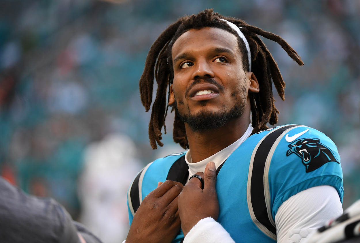 Panthers QB Cam Newton.