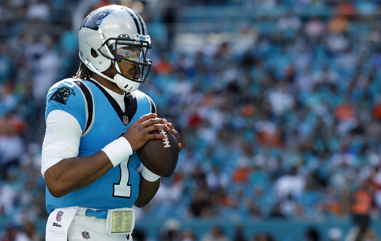 Cam Newton’s Pitiful Performance Against Dolphins Put Him in Historically Bad Company With an NFL Draft Bust
