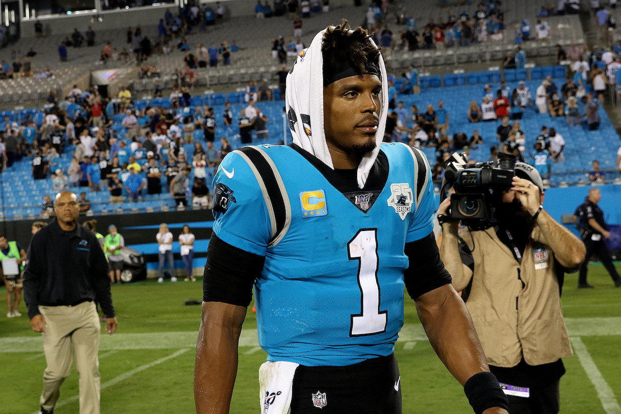 Panthers QB Cam Newton.
