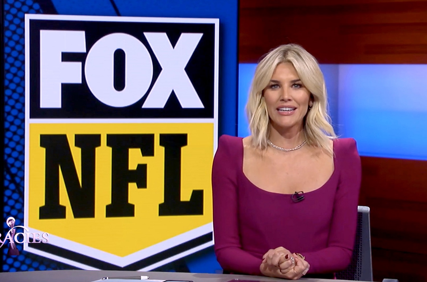 Charissa Thompson presents the award for Best On-Air Talent - Sports at the 46th Annual Gracie Awards on Oct. 5, 2021.