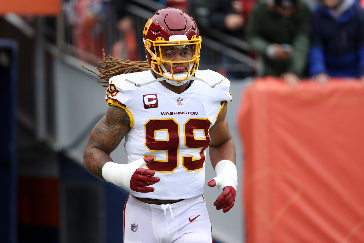 Washington Football Team DE Chase Young.