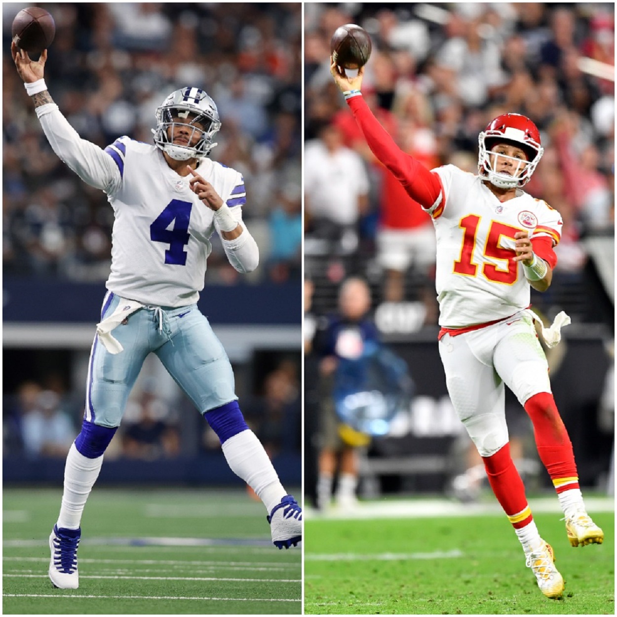 Dak Prescott and Patrick Mahomes