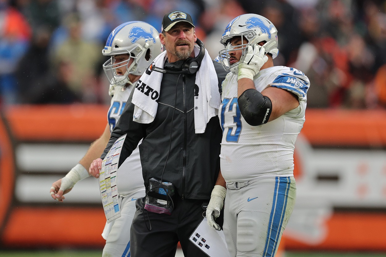 Lions head coach Dan Campbell
