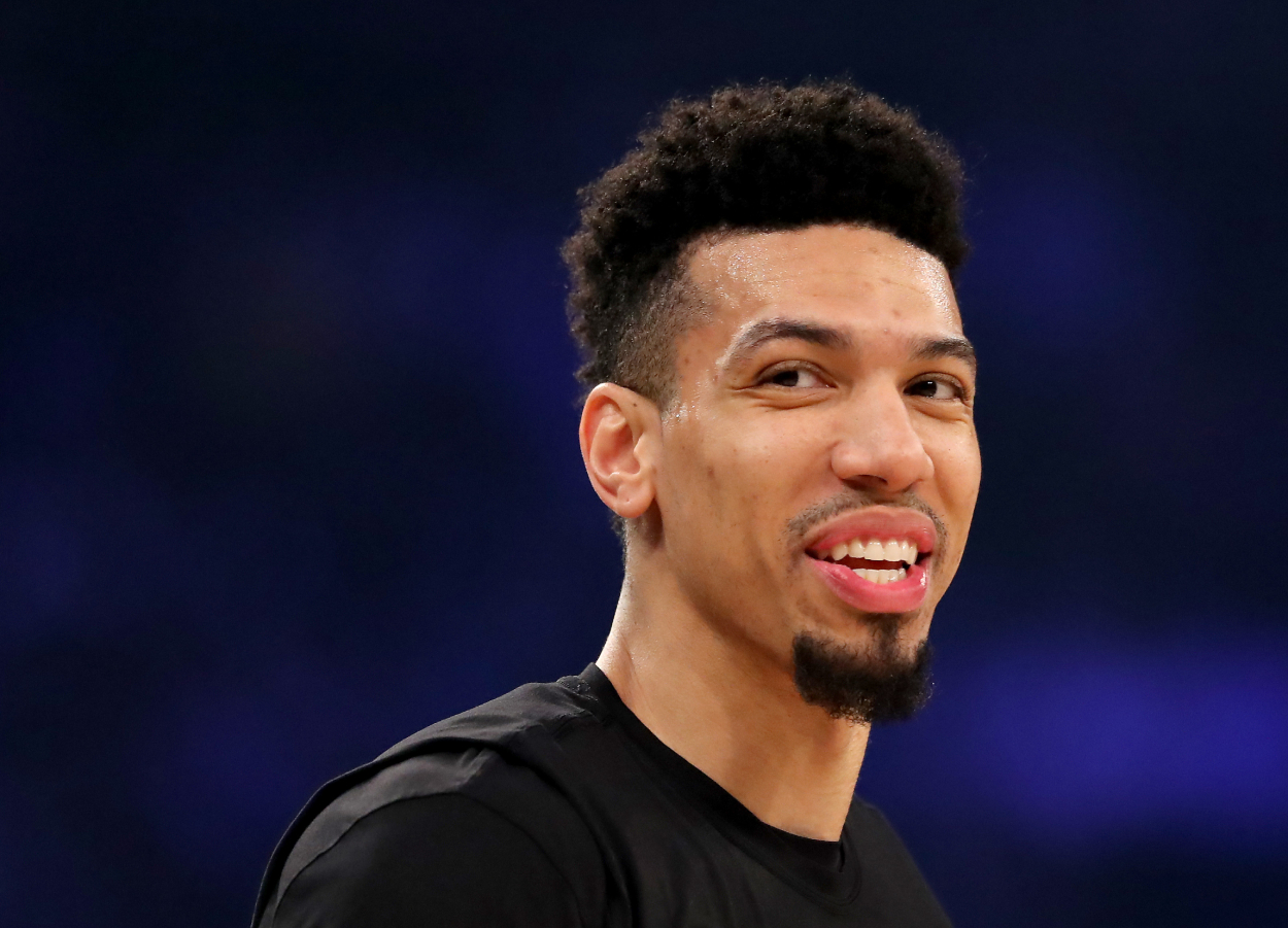 NBA role player Danny Green, who now plays for the 76ers, during his Lakers days in 2020.