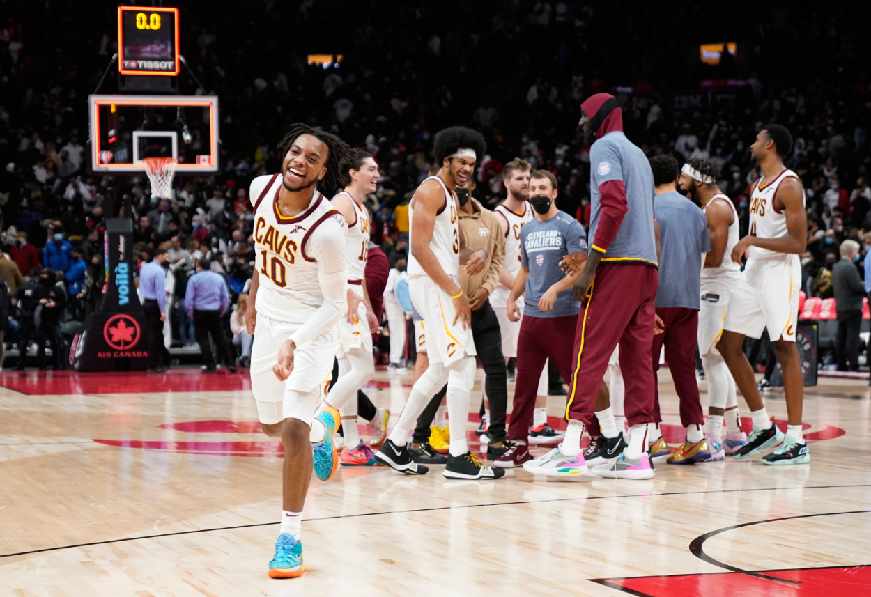 Darius Garland and the Cleveland Cavaliers, who have had a strong start to the 2021-22 NBA season.