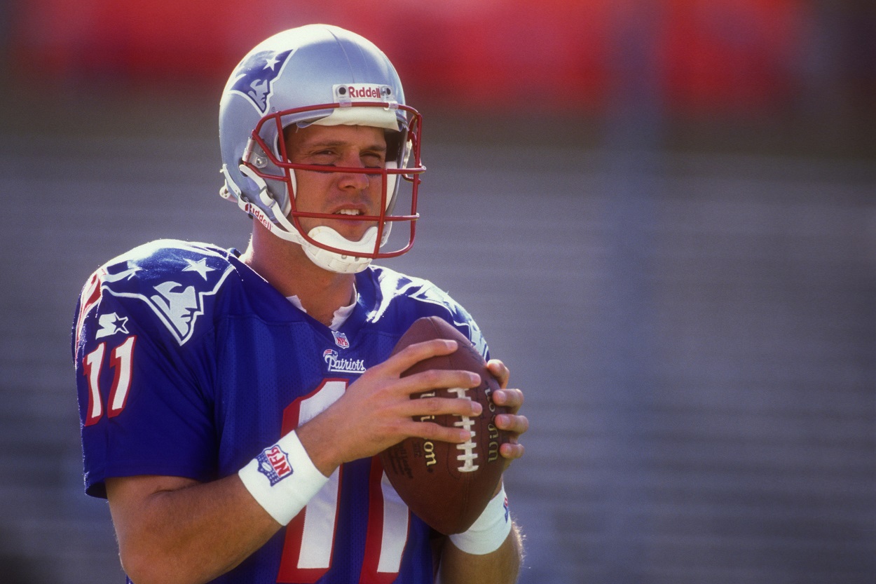 Drew Bledsoe of the New England Patriots