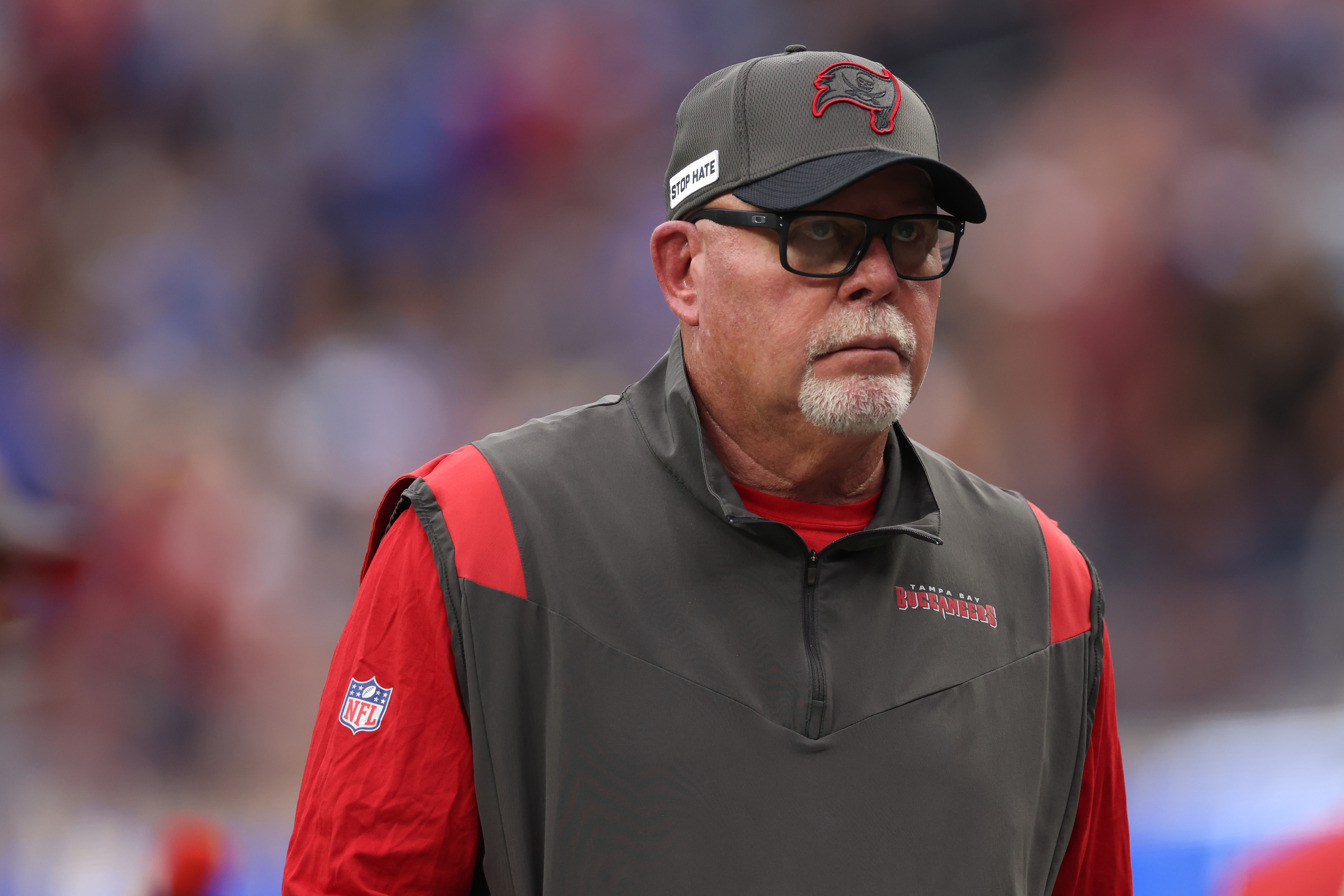 Buccaneers HC Bruce Arians was not happy after the loss to Washington.
