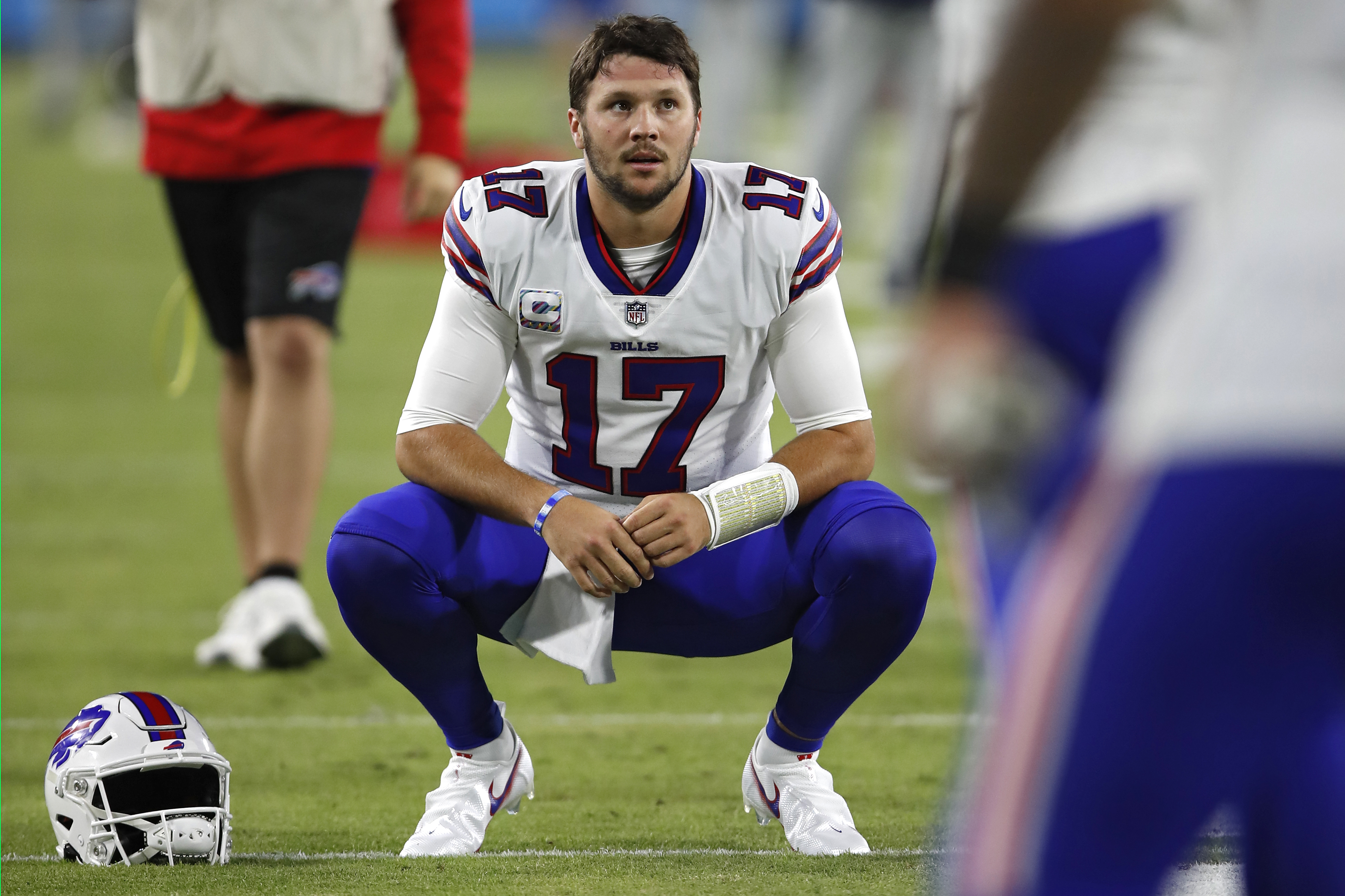 Bills QB Josh Allen lost to the Jaguars.