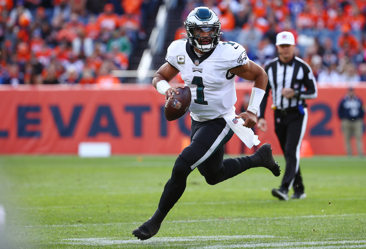 Eagles QB Jalen Hurts.