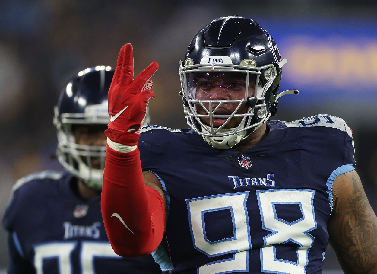 Jeffrey Simmons of the Tennessee Titans