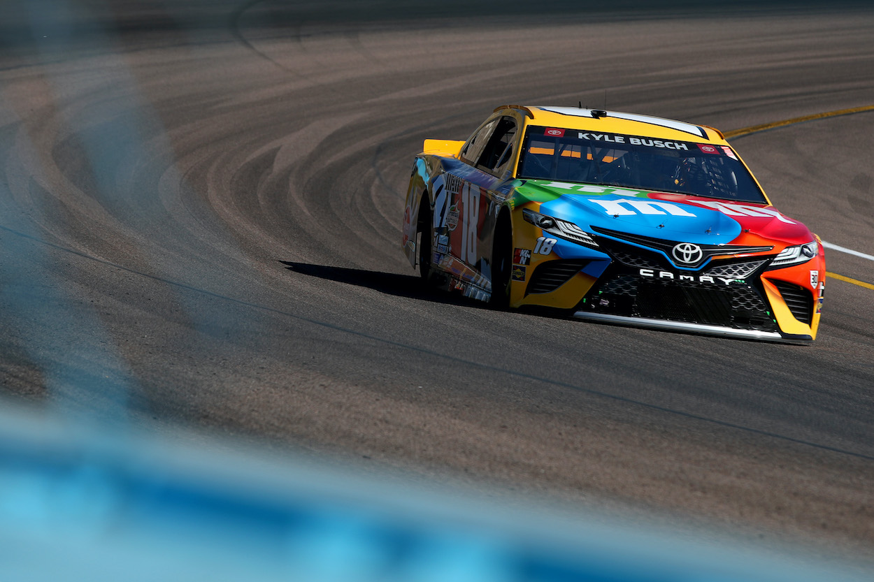 Kyle Busch at NASCAR Cup Series practice
