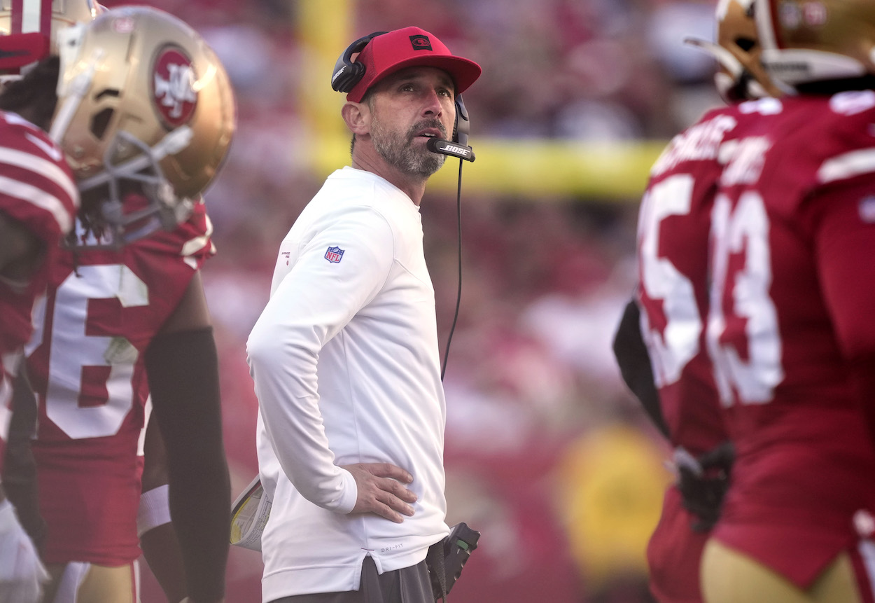 49ers head coach Kyle Shanahan.