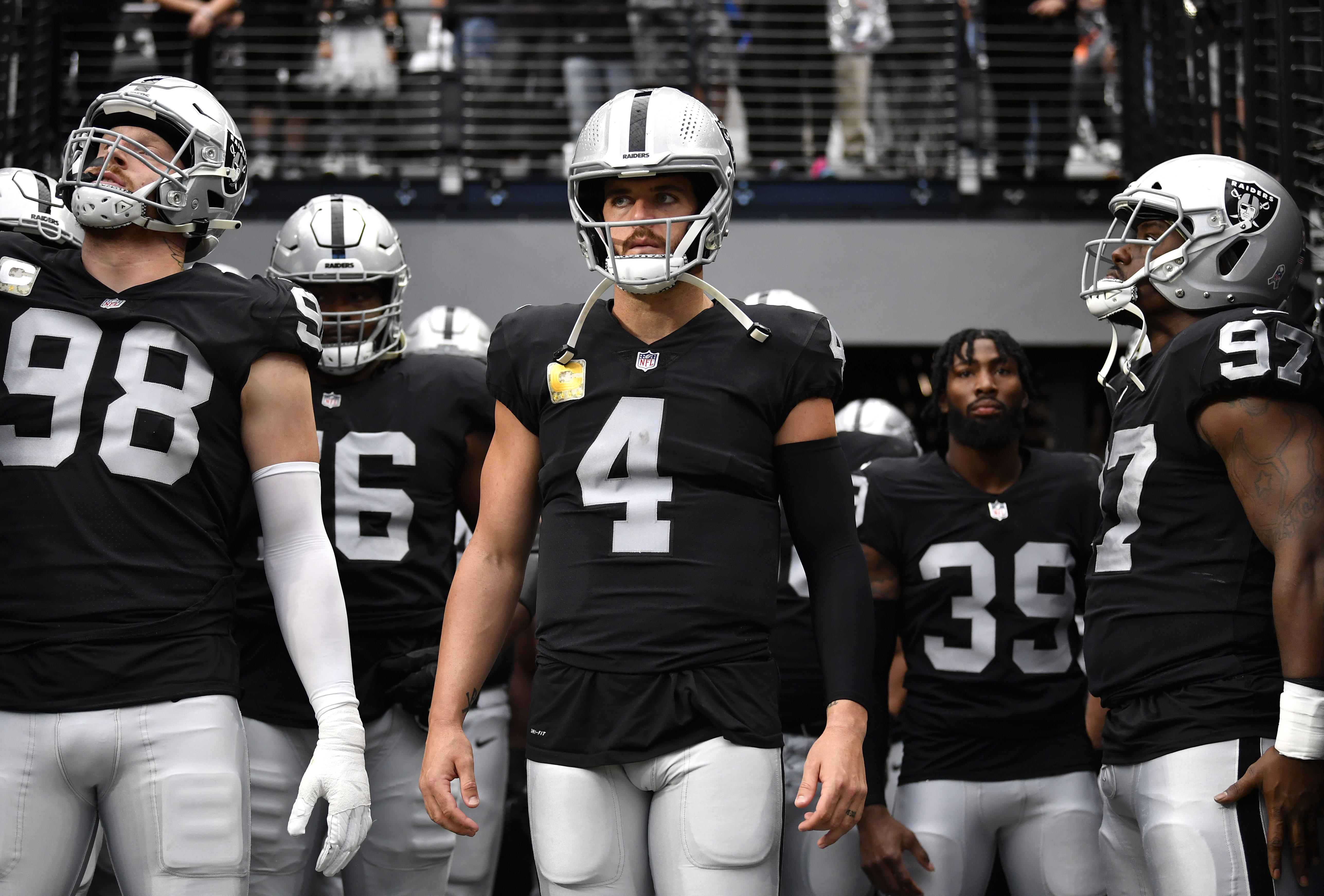 NFL quarterback Derek Carr leads the Raiders into a must-win game on Thanksgiving