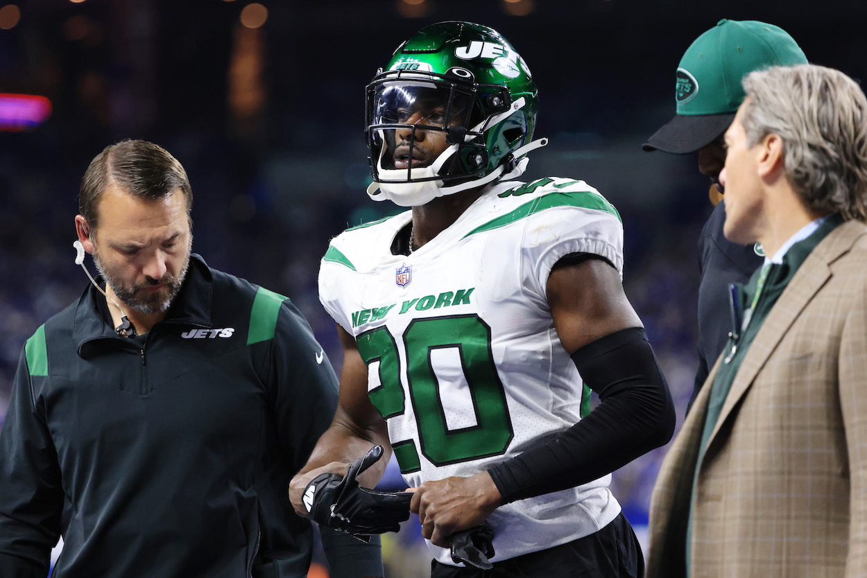 Jets safety Marcus Maye.