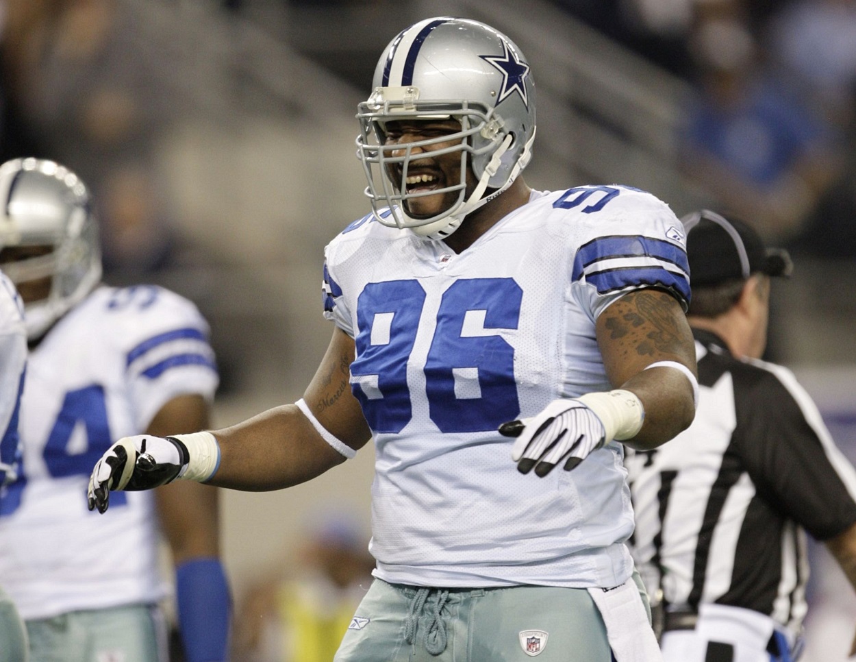 Marcus Spears of the Dallas Cowboys