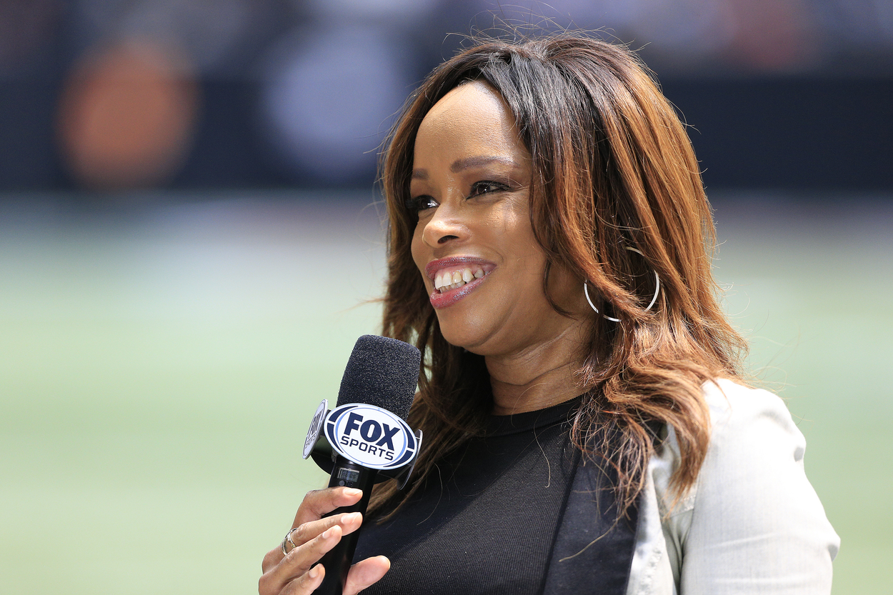 Fox Sports sideline reporter Pam Oliver in 2021.