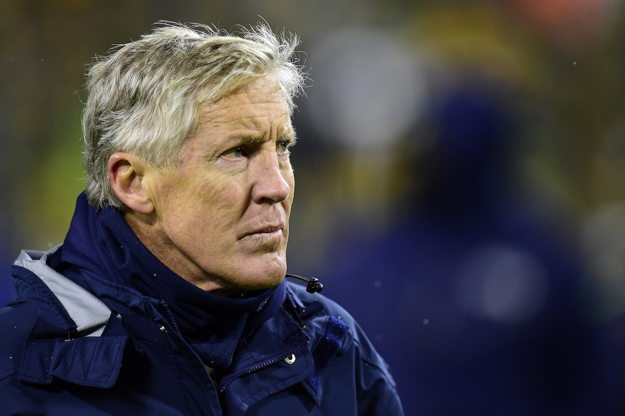 Seahawks HC Pete Carroll.