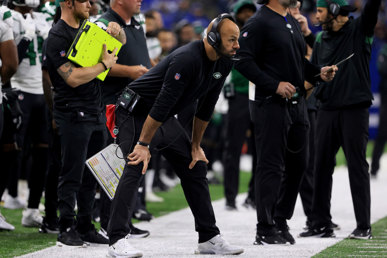 Jets HC Robert Saleh.