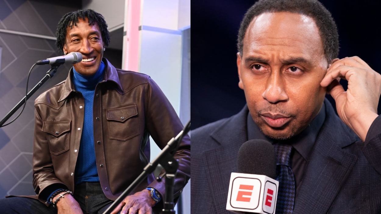 NBA legend Scottie Pippen, who received stern criticism from Stephen A. Smith for his latest Michael Jordan comments.