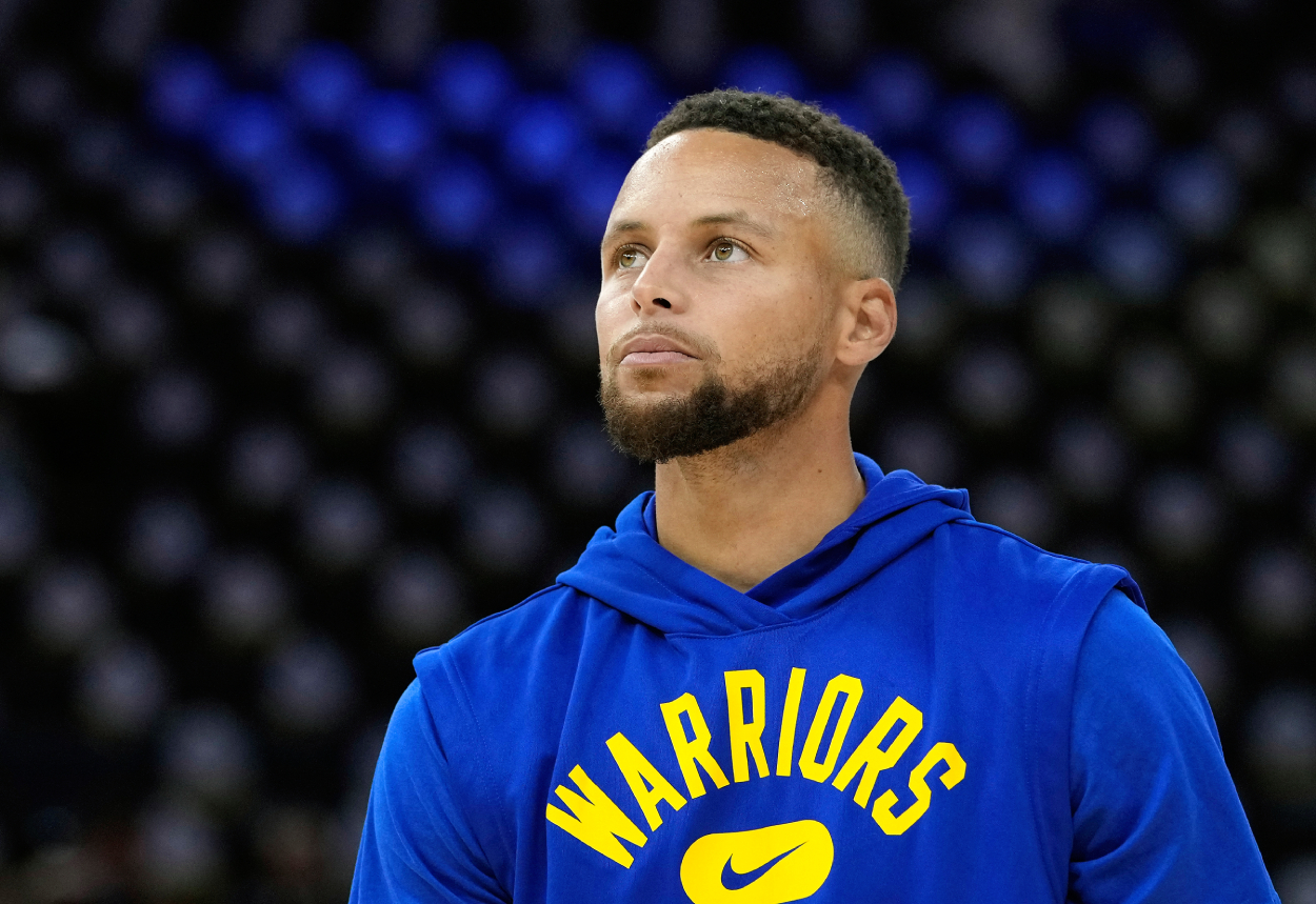 Golden State Warriors star Stephen Curry, who currently has an ape as his Twitter picture.