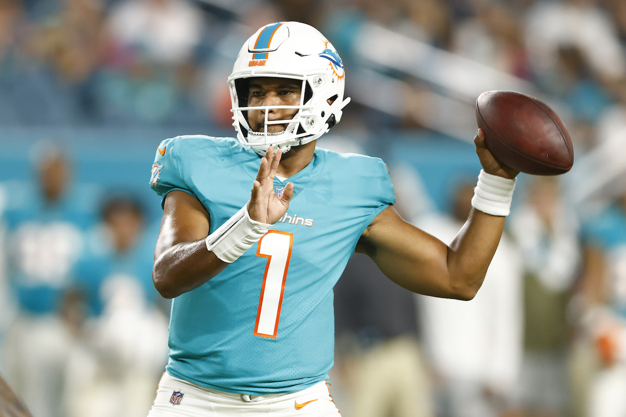 Dolphins QB Tua Tagaovailoa.