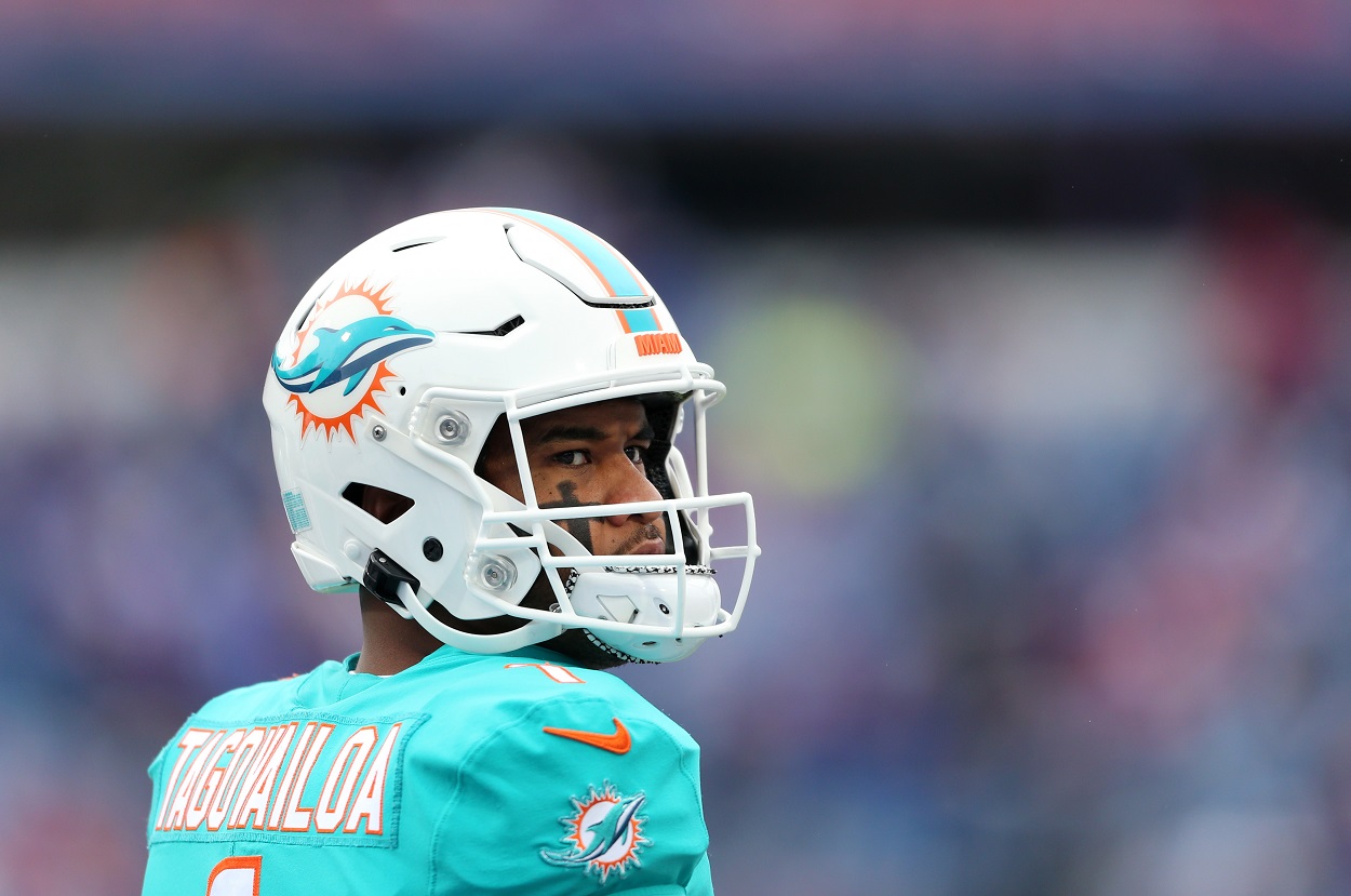 Tua Tagovailoa of the Miami Dolphins