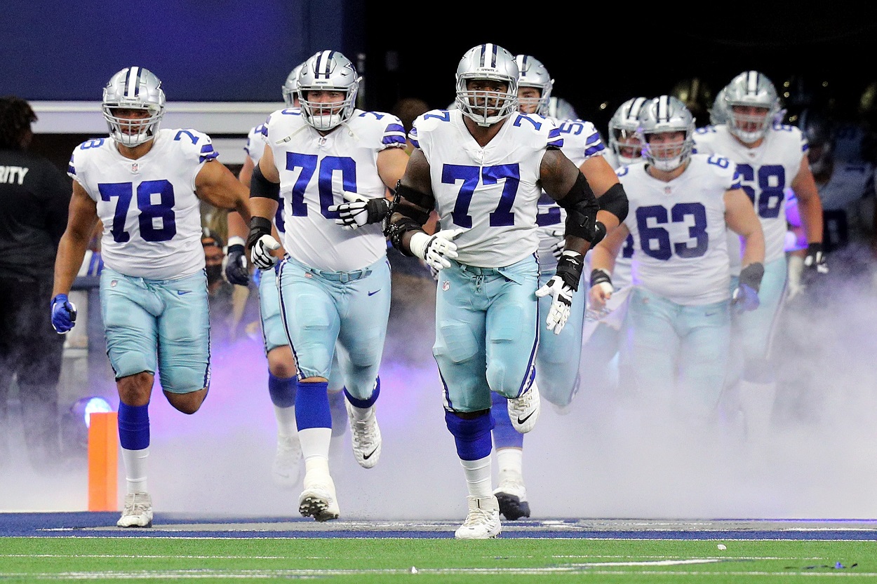 Tyron Smith of the Dallas Cowboys