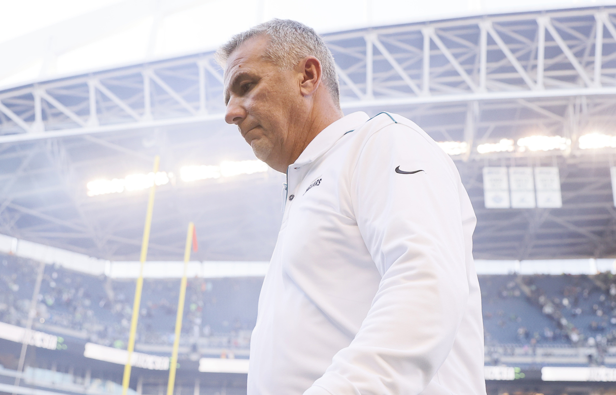Jacksonville Jaguars head coach Urban Meyer in 2021.