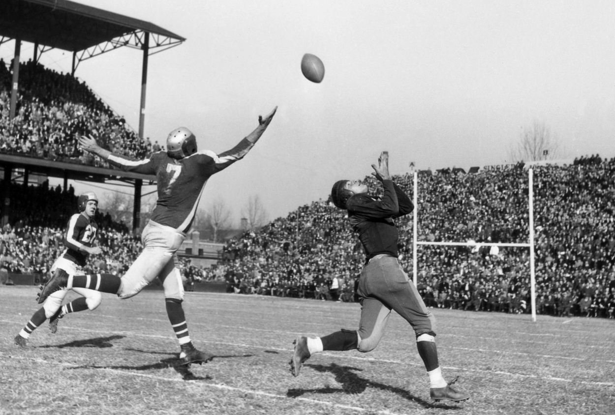World War II forced the Philadelphia Eagles and Pittsburgh Steelers to become the Steagles.