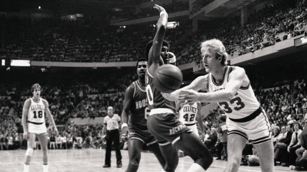 Larry Bird of the Boston Celtics was no stranger to recording triple-doubles but believes the achievement is overrated.