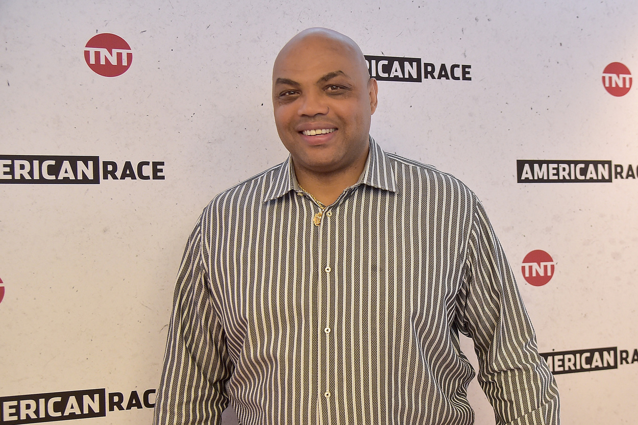 Charles Barkley smiling at the camera.