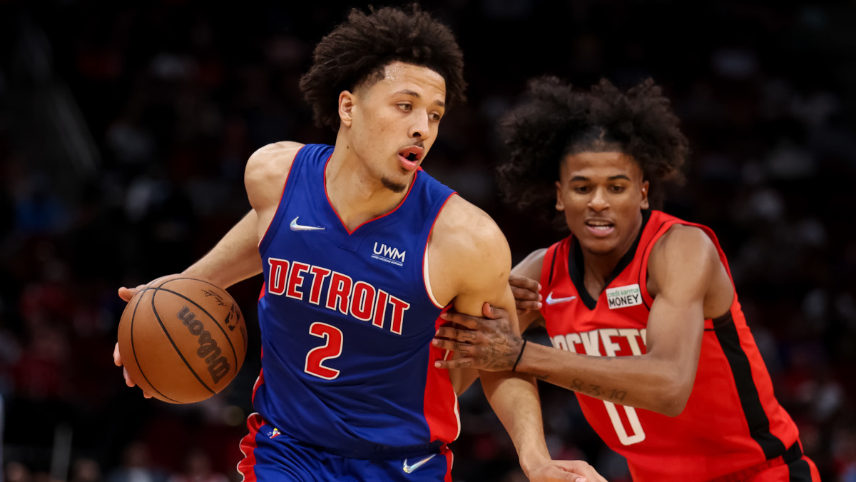 Cade Cunningham drew first blood in the 2021 NBA Draft rivalry with Jalen Green, helping the Detroit Pistons to a win over the Houston Rockets