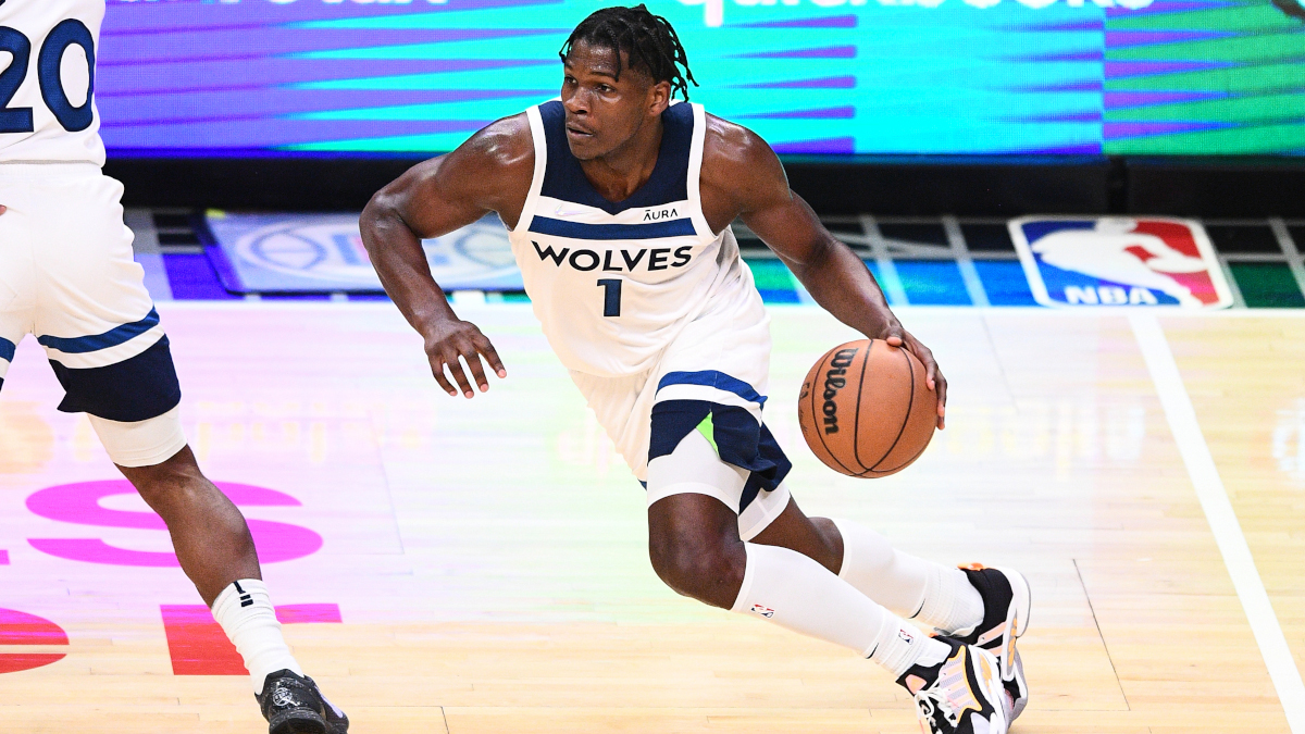Anthony Edwards of the Minnesota Timberwolves is over losing out last season's Rookie of the Year race and has a bigger goal in mind.