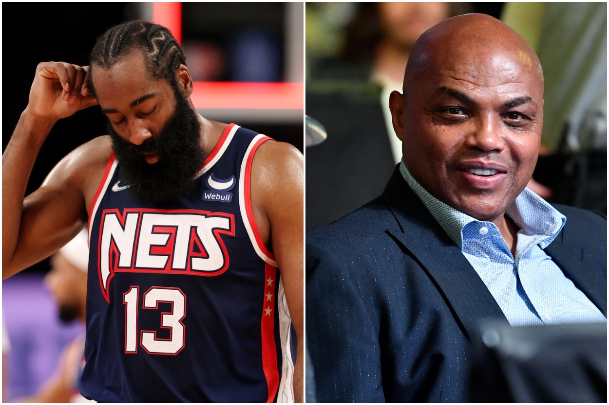Brooklyn Nets guard James Harden gets called out by TNT analyst Charles Barkley.