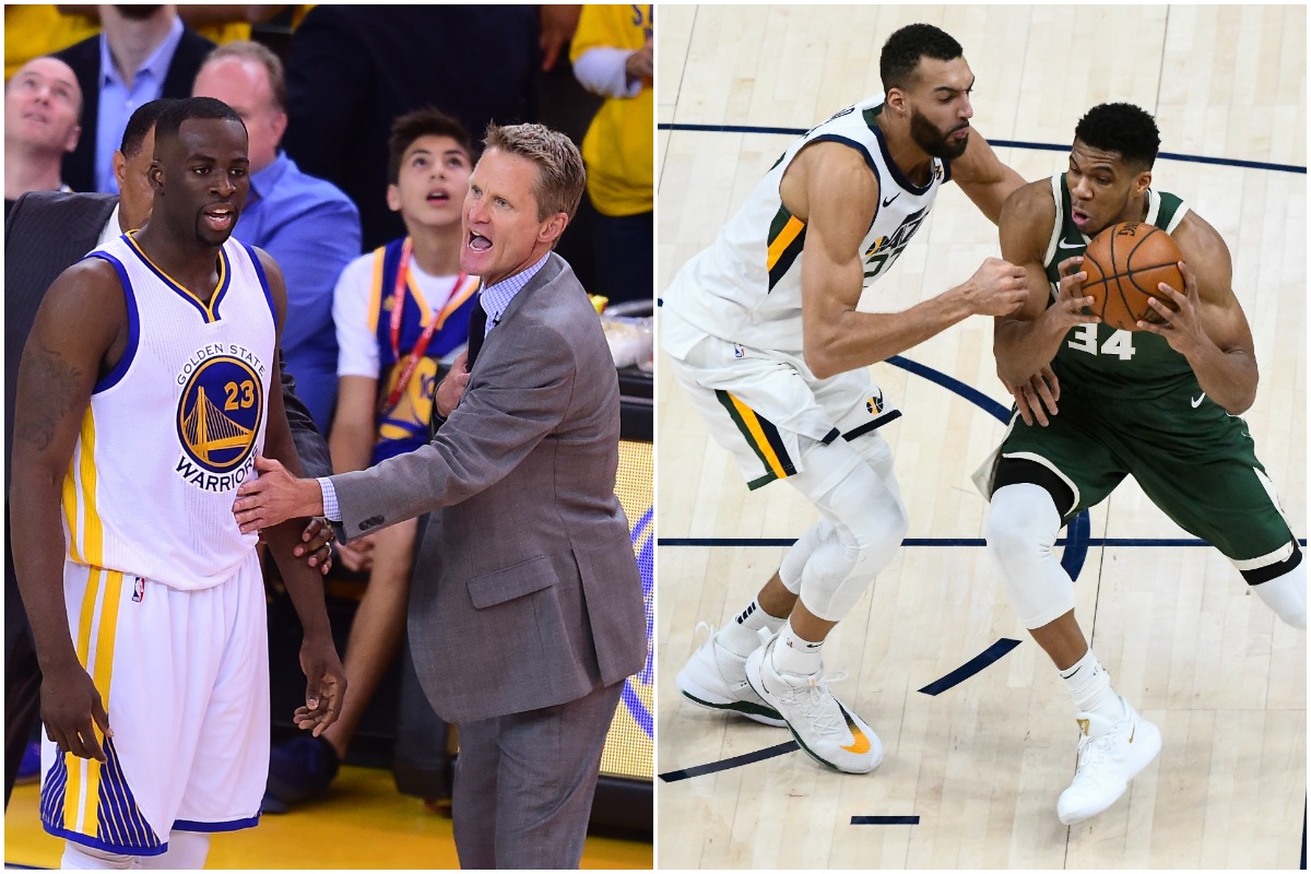 Draymond Green Warriors Steve Kerr Rudy Gobert Giannis Antetokounmpo