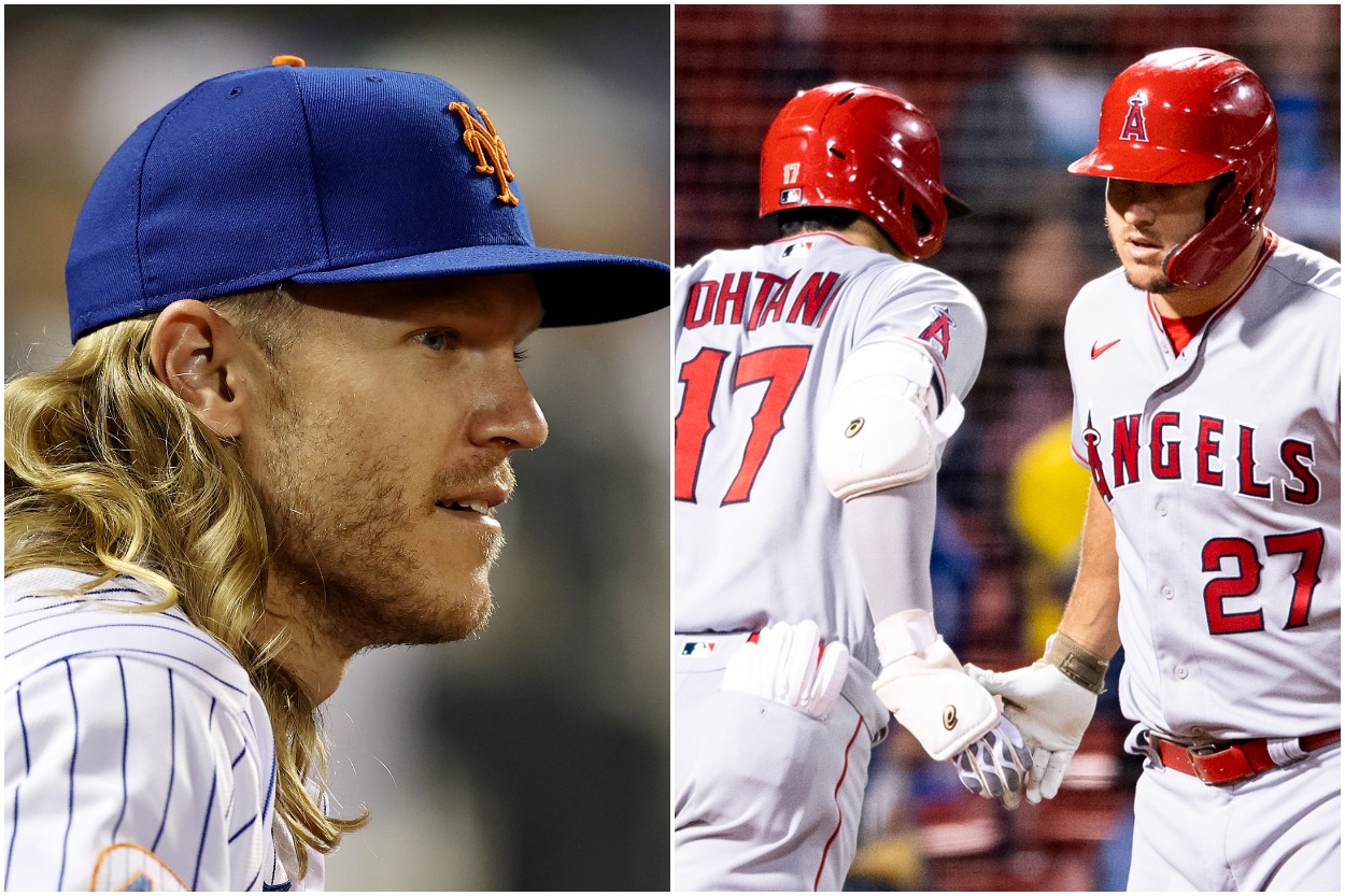 Noah Syndergaard is joining the Angels with Shohei Ohtani and Mike Trout on the Angels.