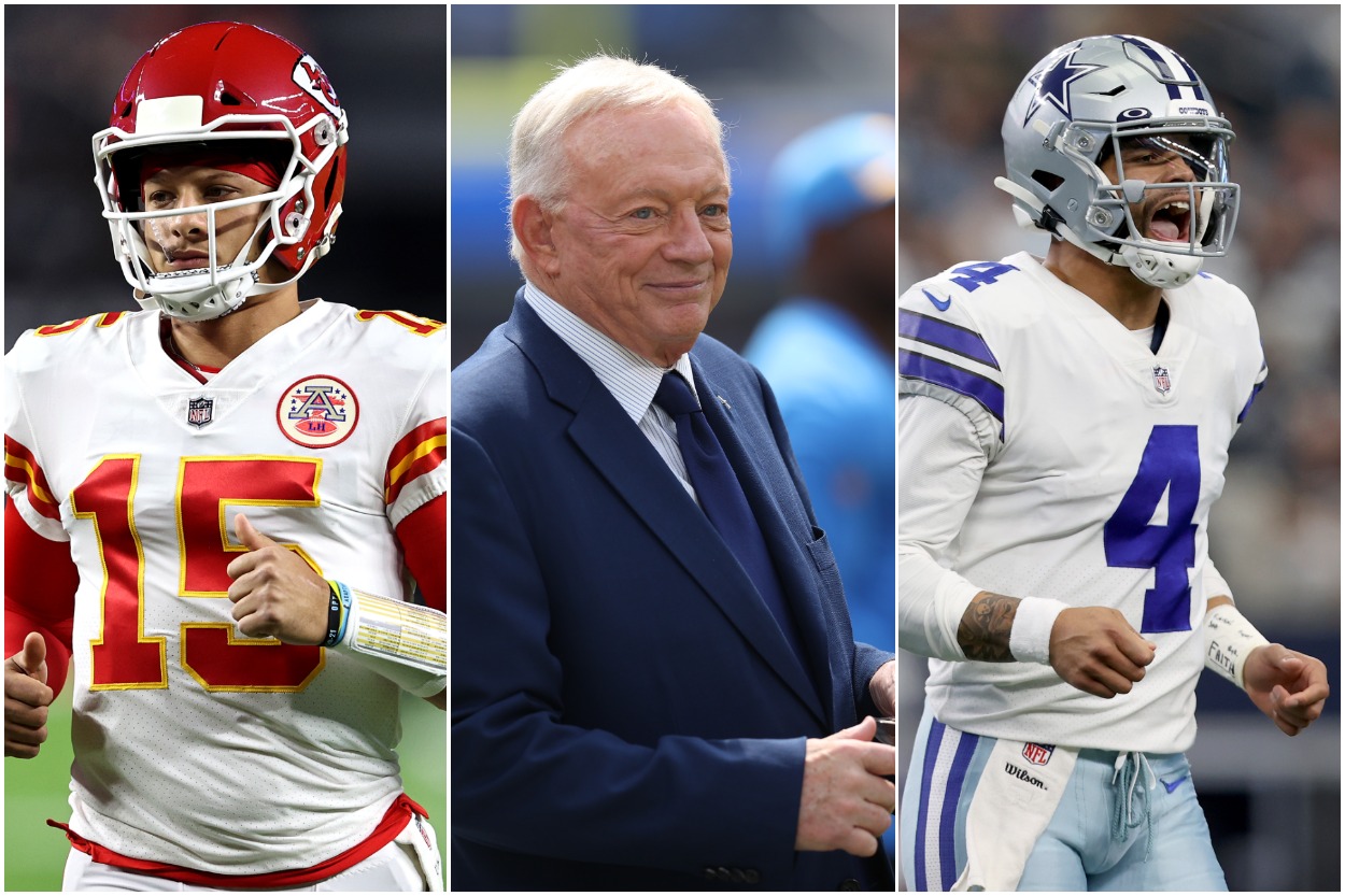 Patrick Mahomes Dak Prescott, and Jerry Jones ready for Chiefs-Cowboys.