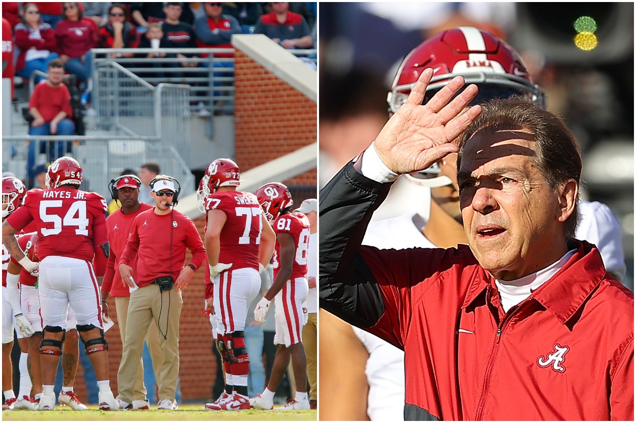 Oklahoma HC Lincoln Riley on LSU job.