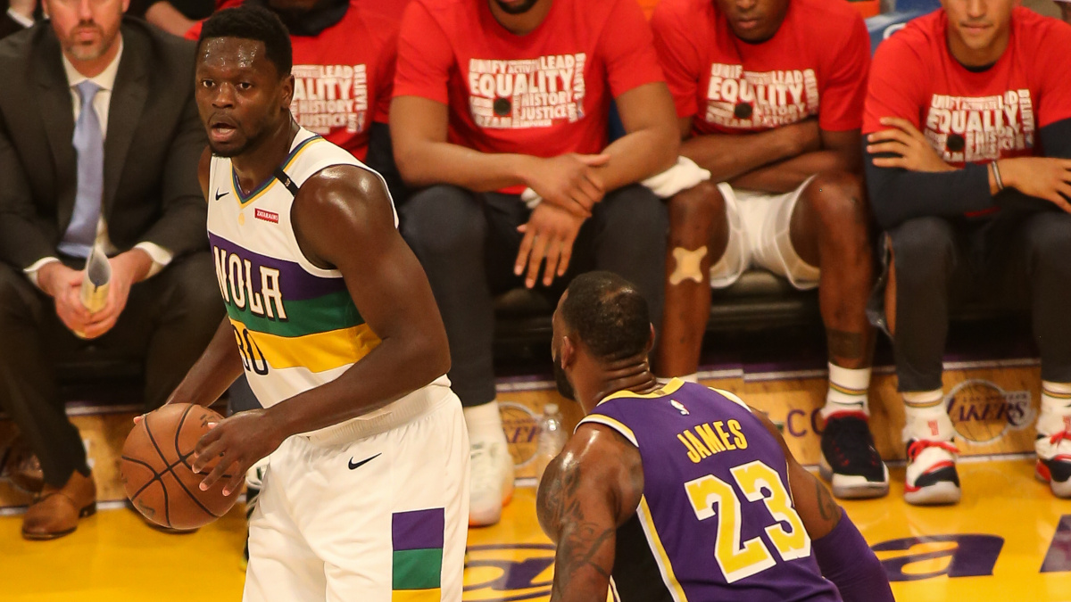 In February 2019 while with the New Orleans Pelicans, Julius Randle got one of his two head-to-head wins against LeBron James.