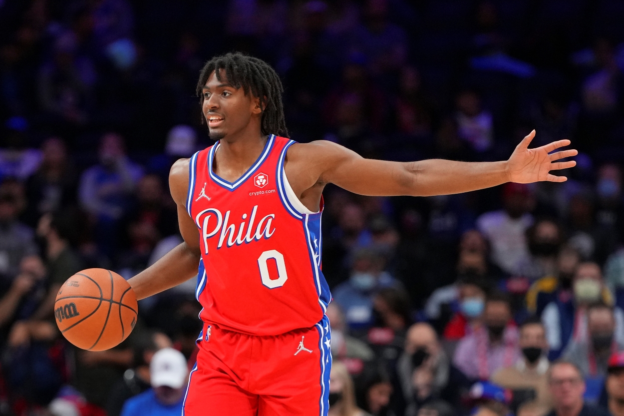 Tyrese Maxey has been filling in for Ben Simmons in the Philadelphia 76ers starting lineup.