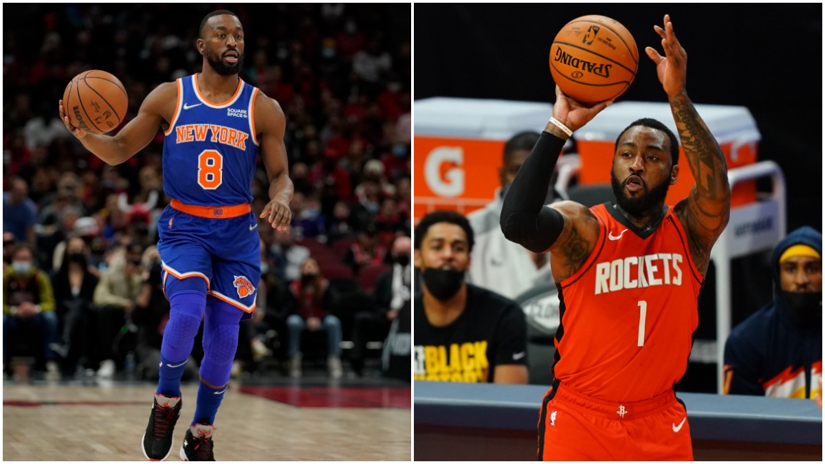 The New York Knicks would love to deal Kemba Walker but they'd have to give up a lot more to get John Wall from the Houston Rockets.